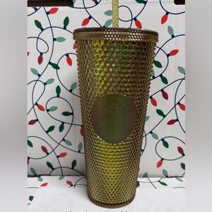 Starbucks (New) Walt Disney World 50th Anniversary Gold Tumbler